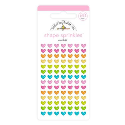 Doodlebug Hey Cupcake - Heart-fetti